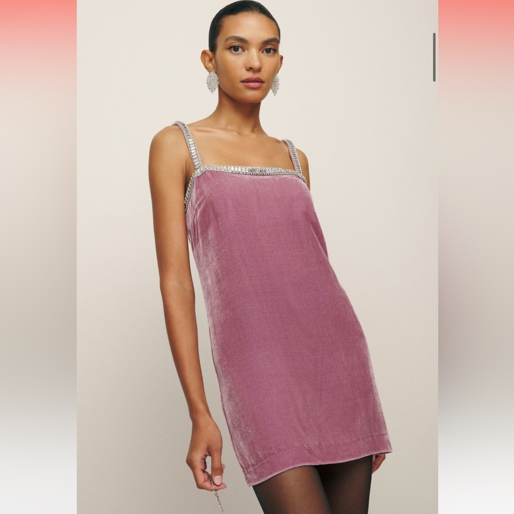 NWT Reformation Pia Velvet Dress size 4